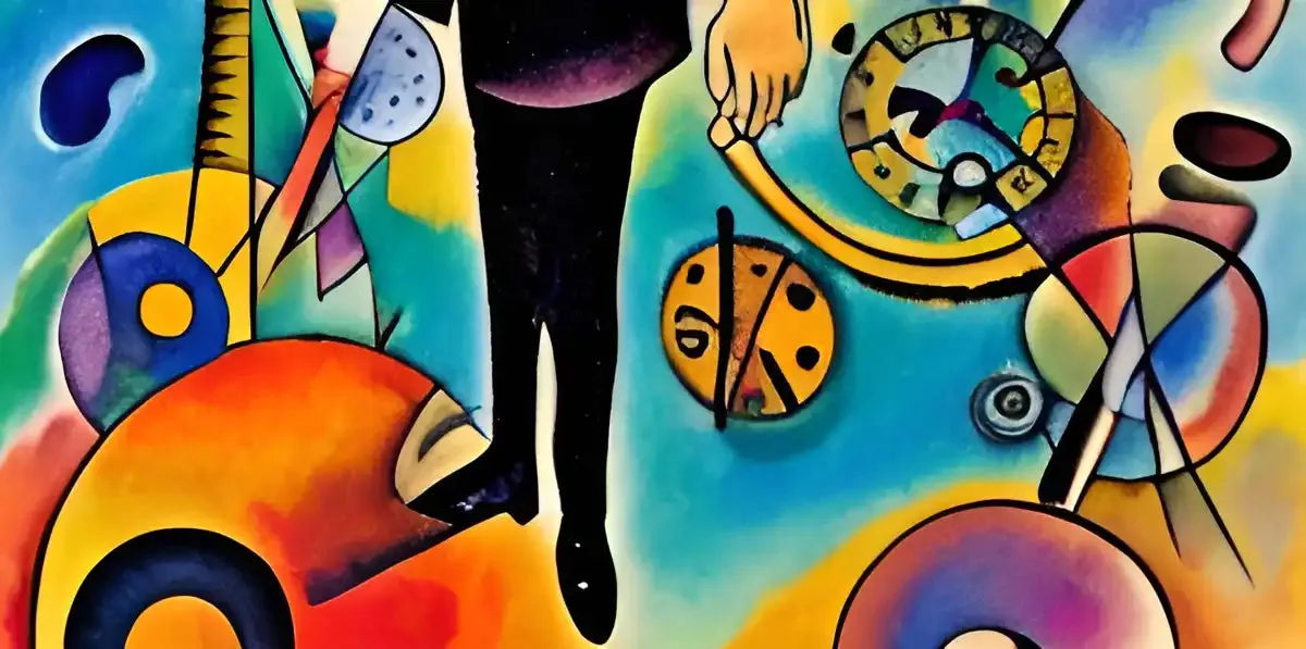 A Businessman - In The Style Of Picasso Wall Art
