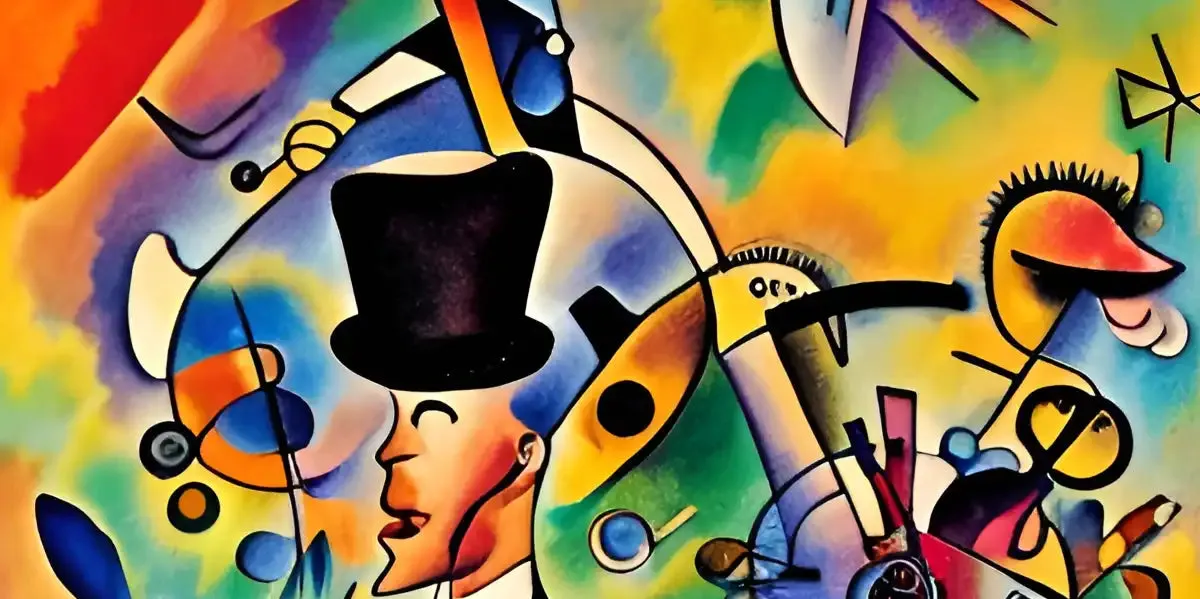 A Businessman - In The Style Of Picasso Wall Art