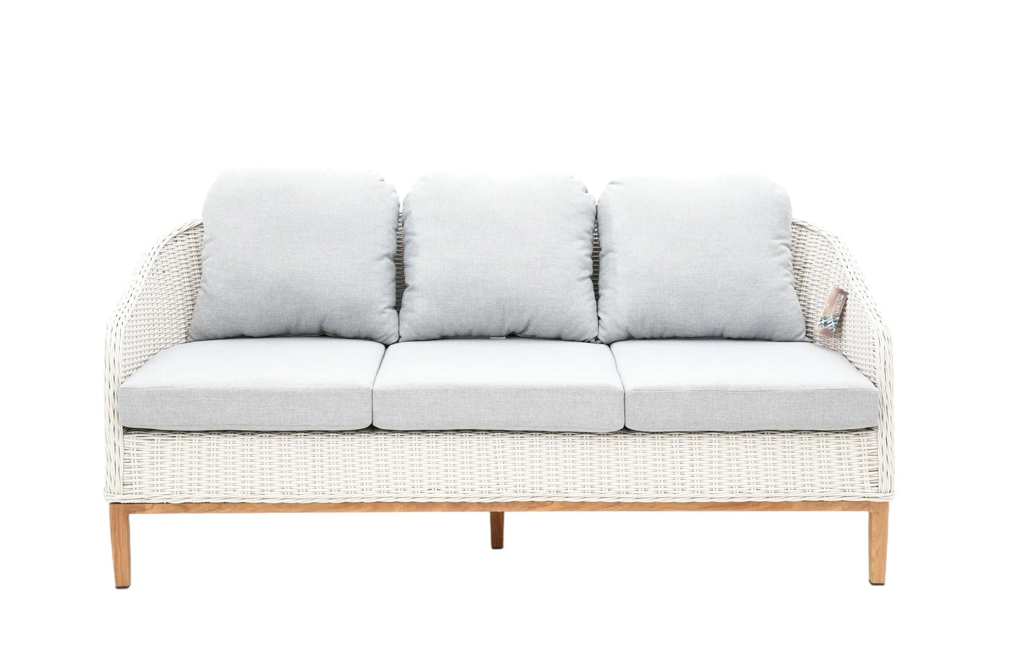 Albert 5pcs Outdoor Lounge Set - White Wicker