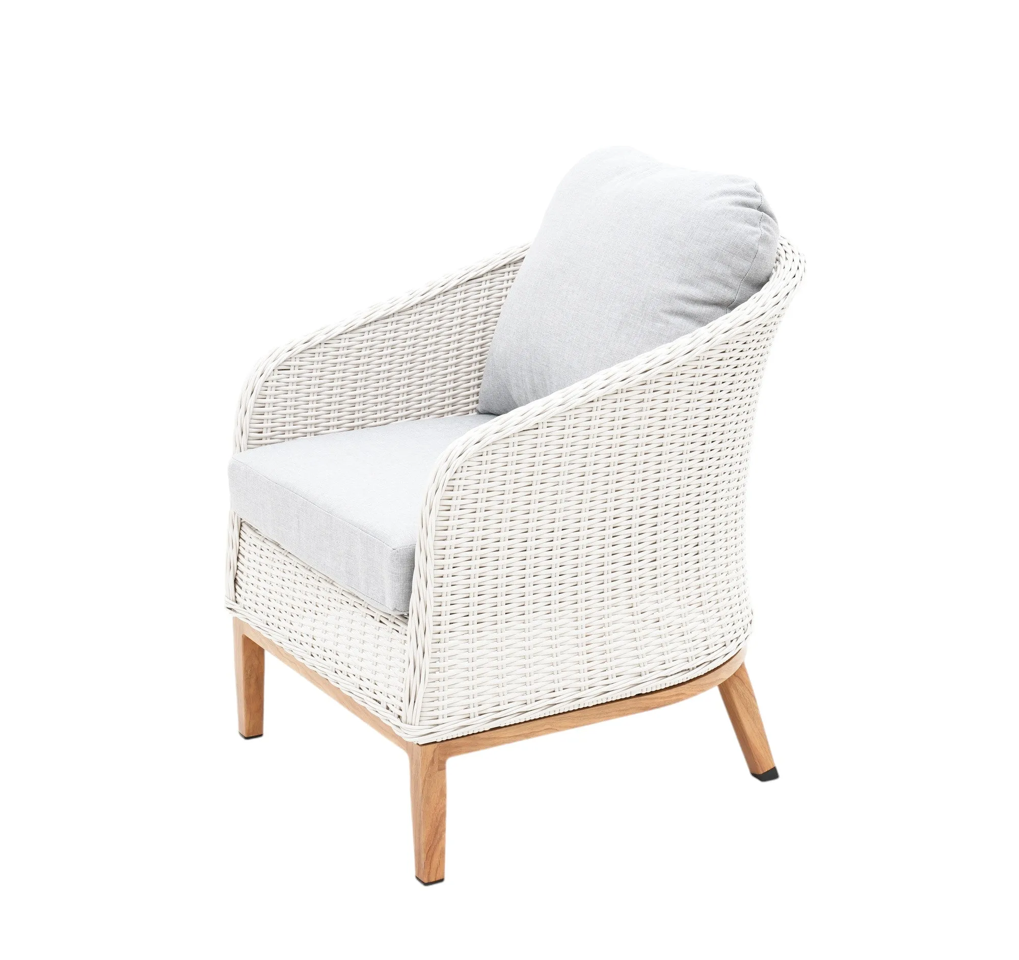 Albert 5pcs Outdoor Lounge Set - White Wicker