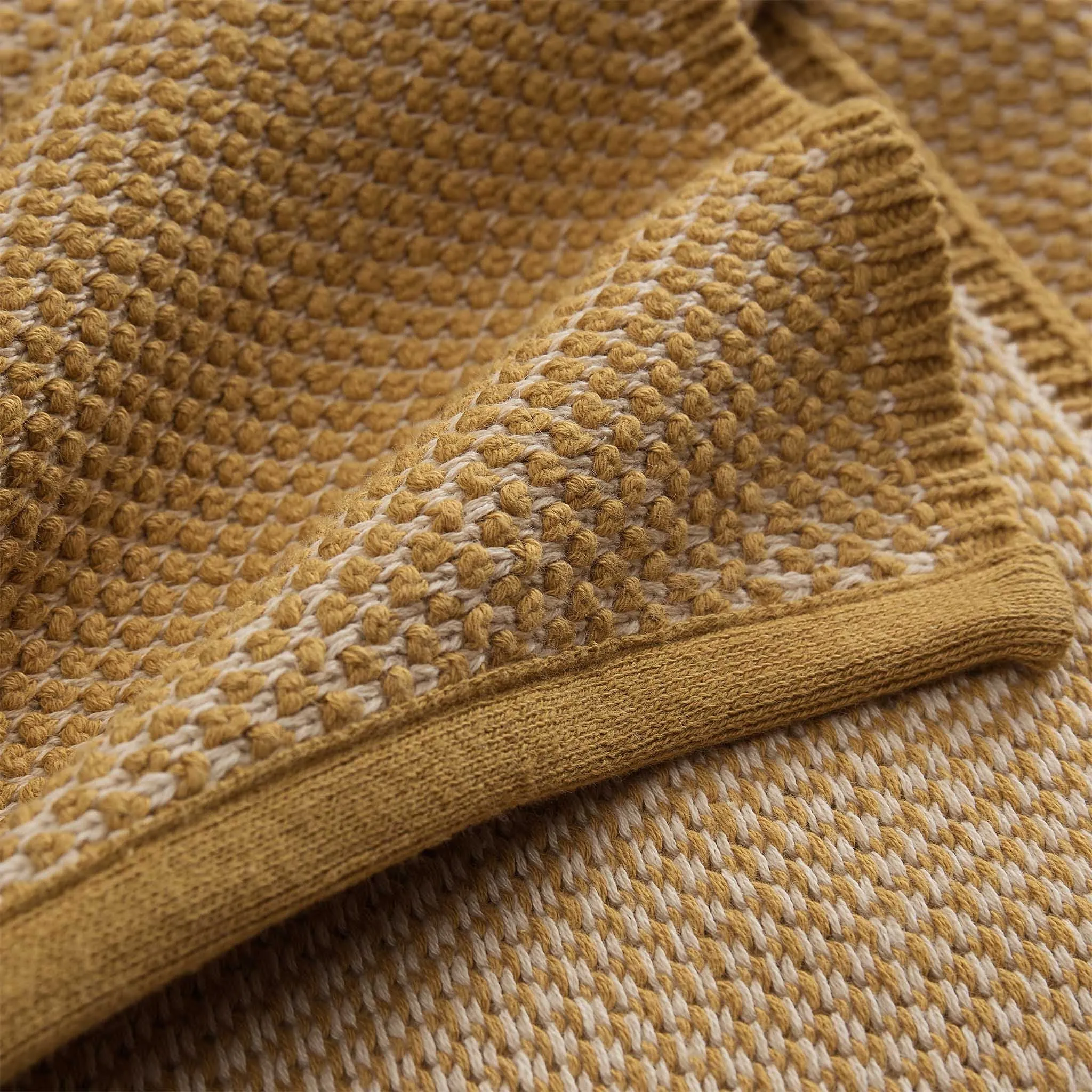Alvor Blanket [Mustard/Off-white]