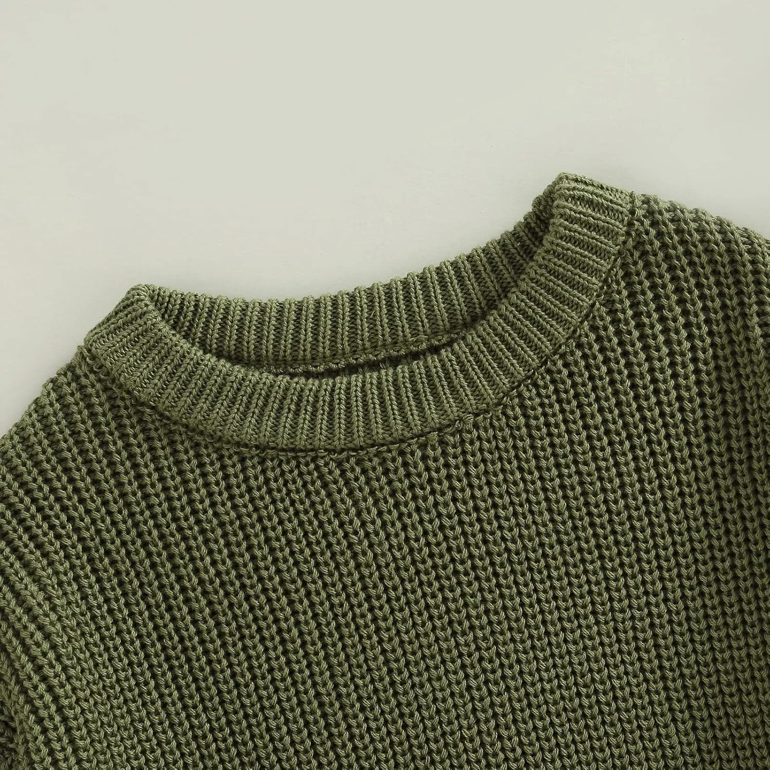 Baby Girl Boy Knit Sweater Blouse Pullover Sweatshirt Warm Crewneck Long Sleeve Tops for Infant Toddler