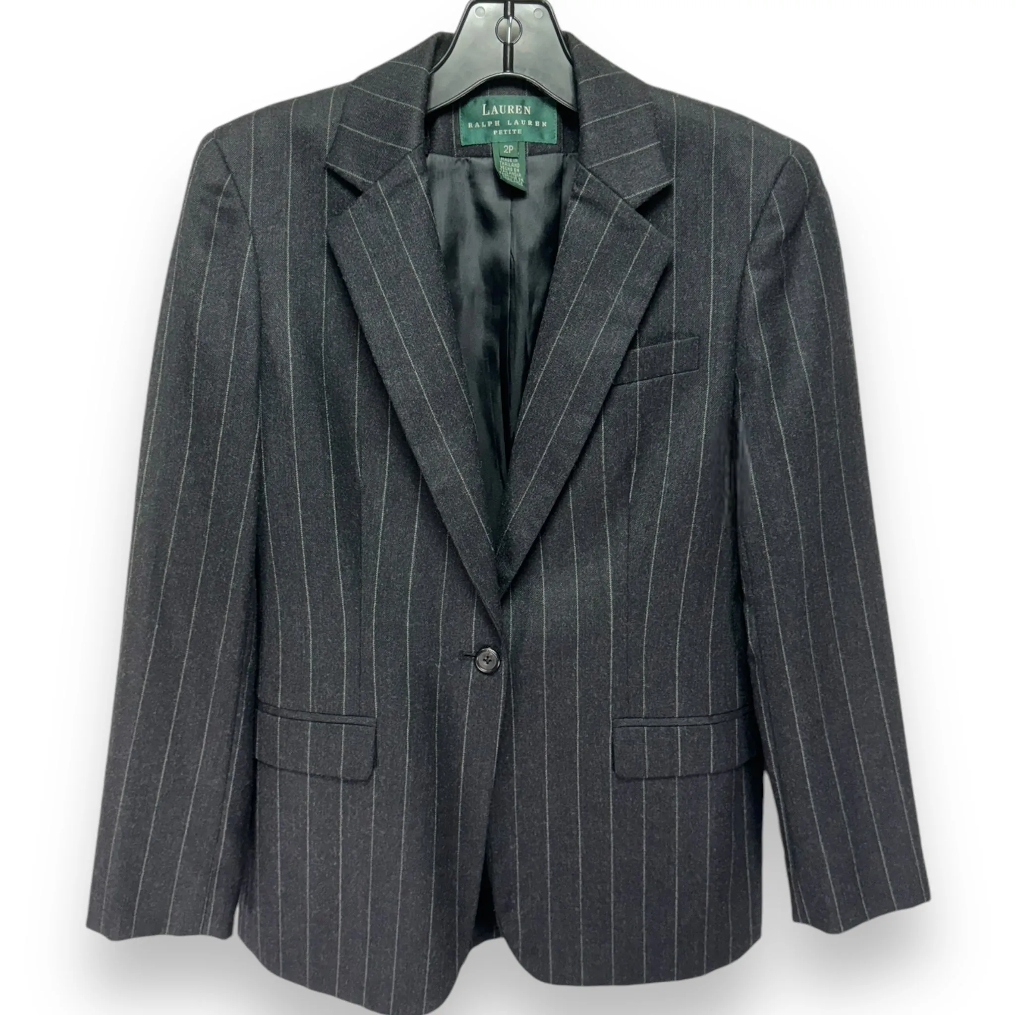 Blazer By Lauren By Ralph Lauren In Striped Pattern, Size: 2