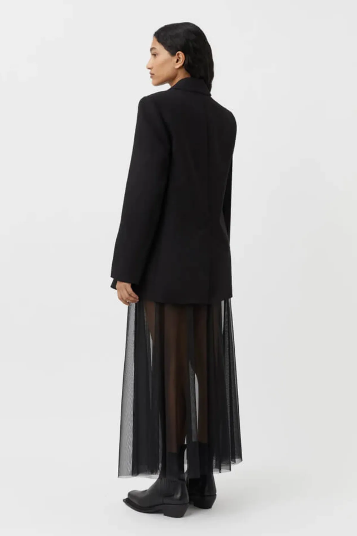 CAMELLIA TAILORED BLAZER BLACK