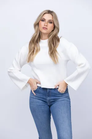 dh New York Erika Scuba Top in White