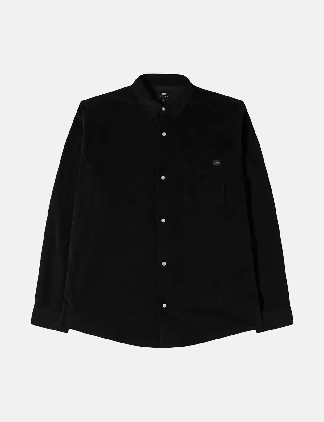 Edwin Minimal Babycord Shirt - Black