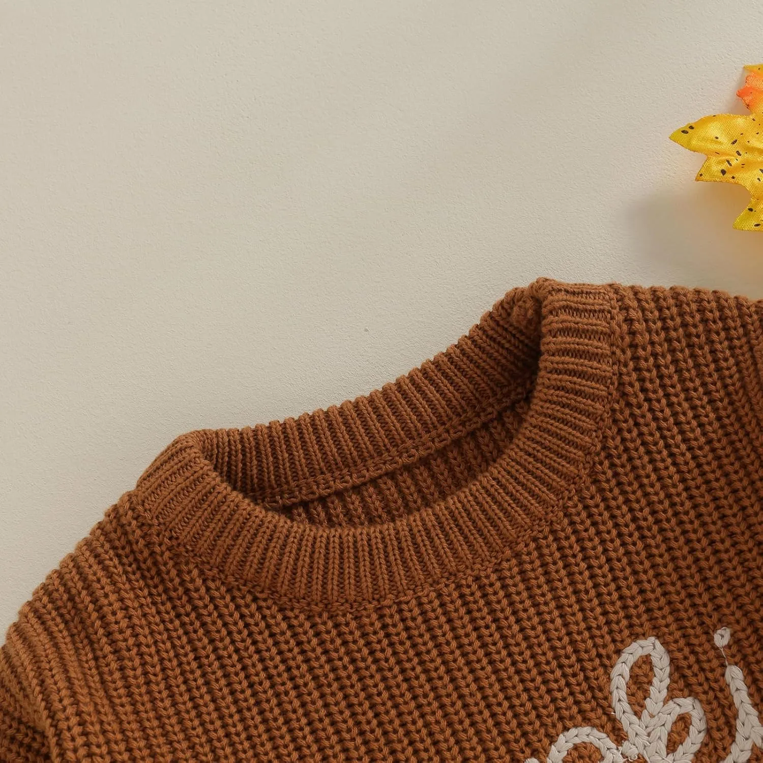 Infant Baby Boy Girl Oversized Knit Sweater Chunky Long Sleeve Pullover Sweater Shirts Warm Fall Winter Tops Clothes