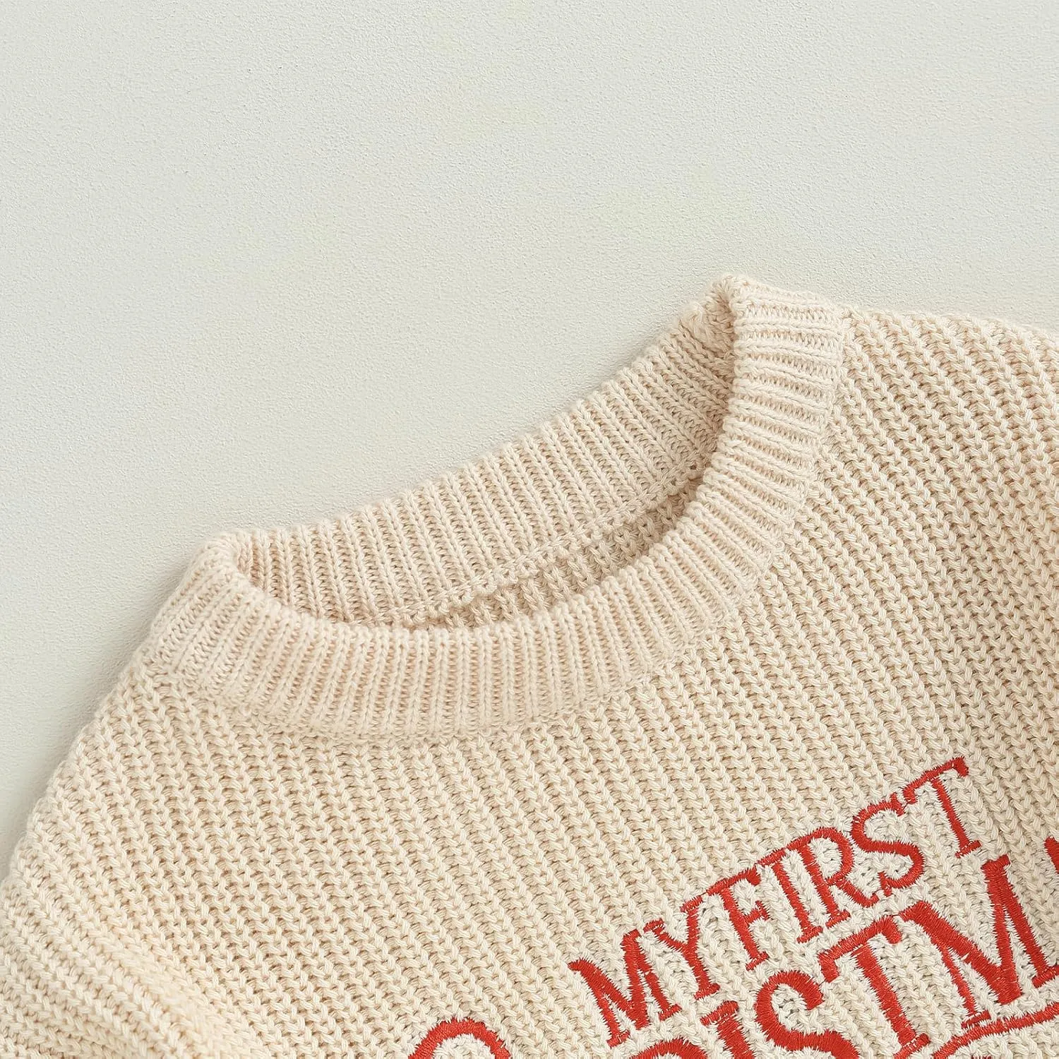 Infant Baby Boy Girl Oversized Knit Sweater Chunky Long Sleeve Pullover Sweater Shirts Warm Fall Winter Tops Clothes