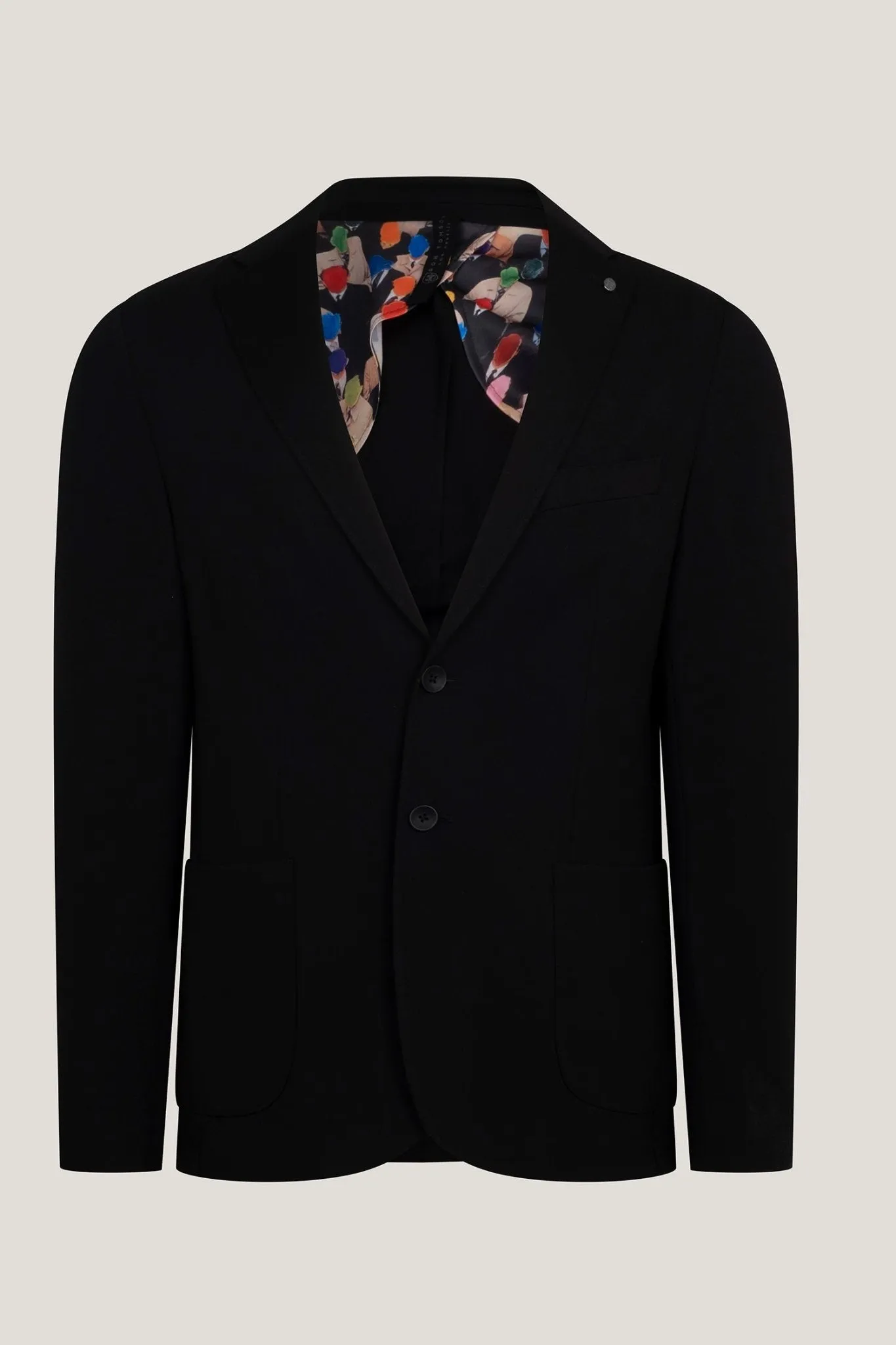 Lightweight Patch Pocket Jacket - Black