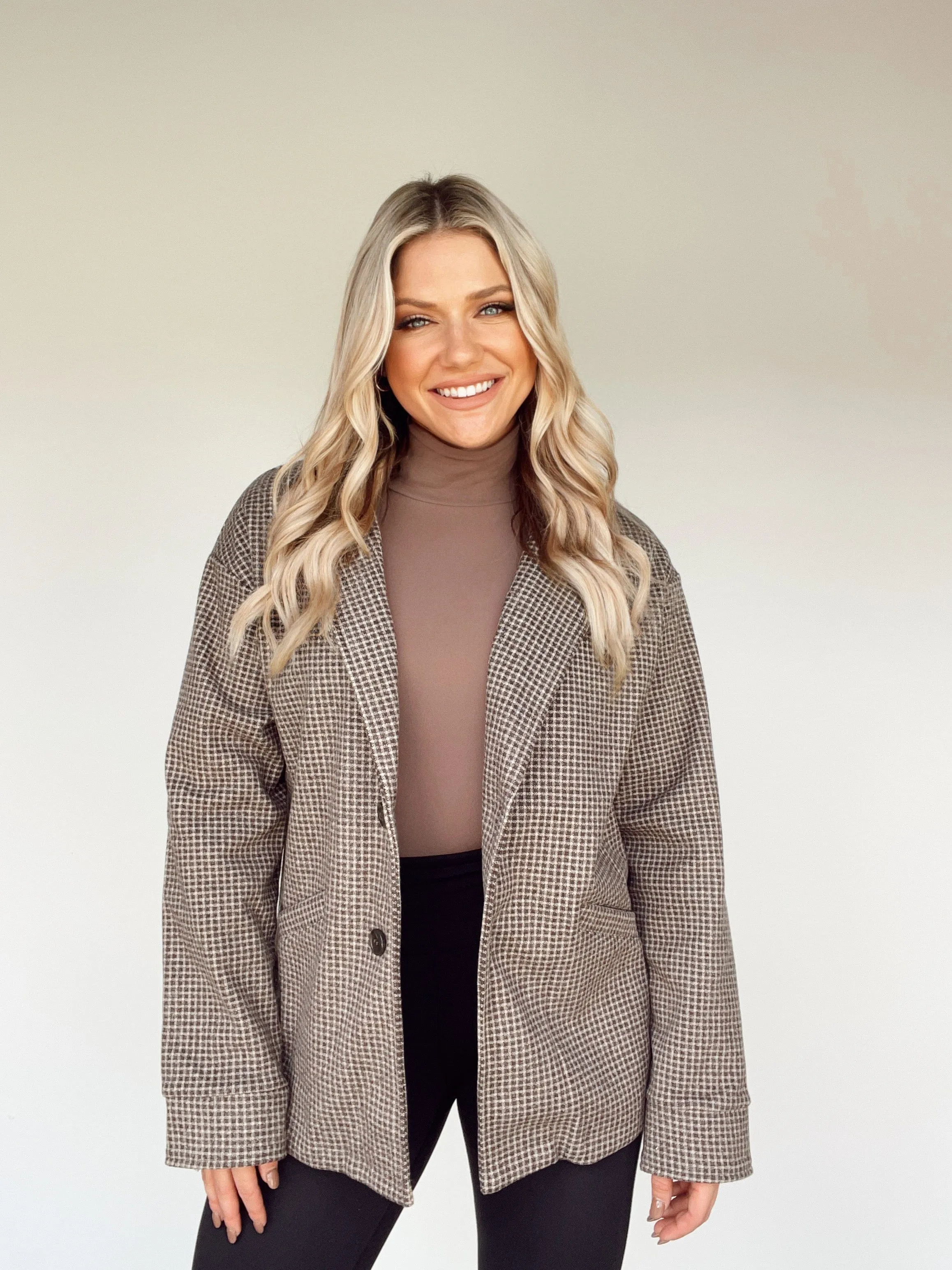 Lorelai Plaid Blazer