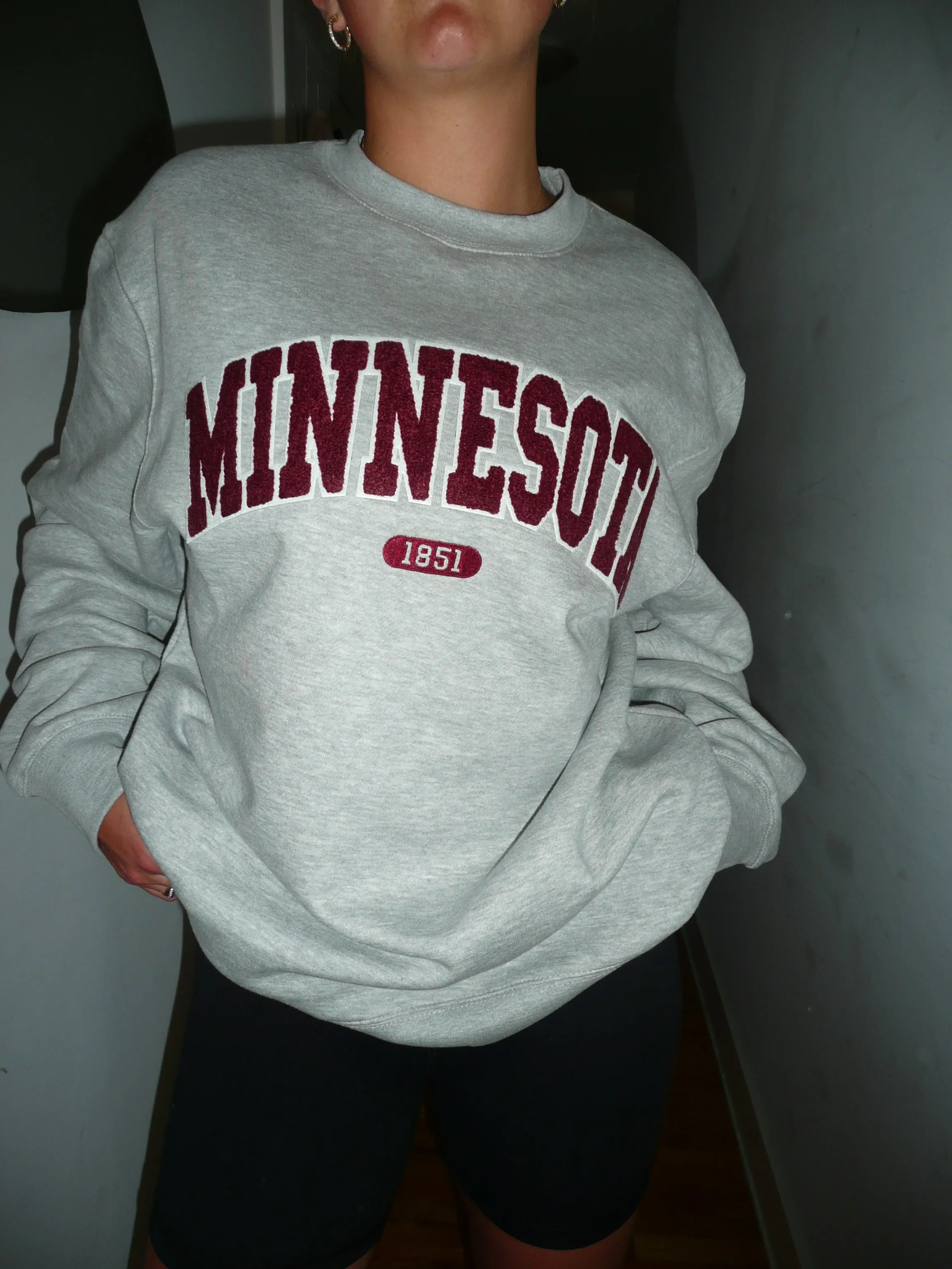 Minnesota Chenille Patch Crewneck