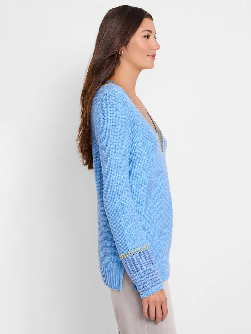 NIC ZOE Tipped Texture Sweater
