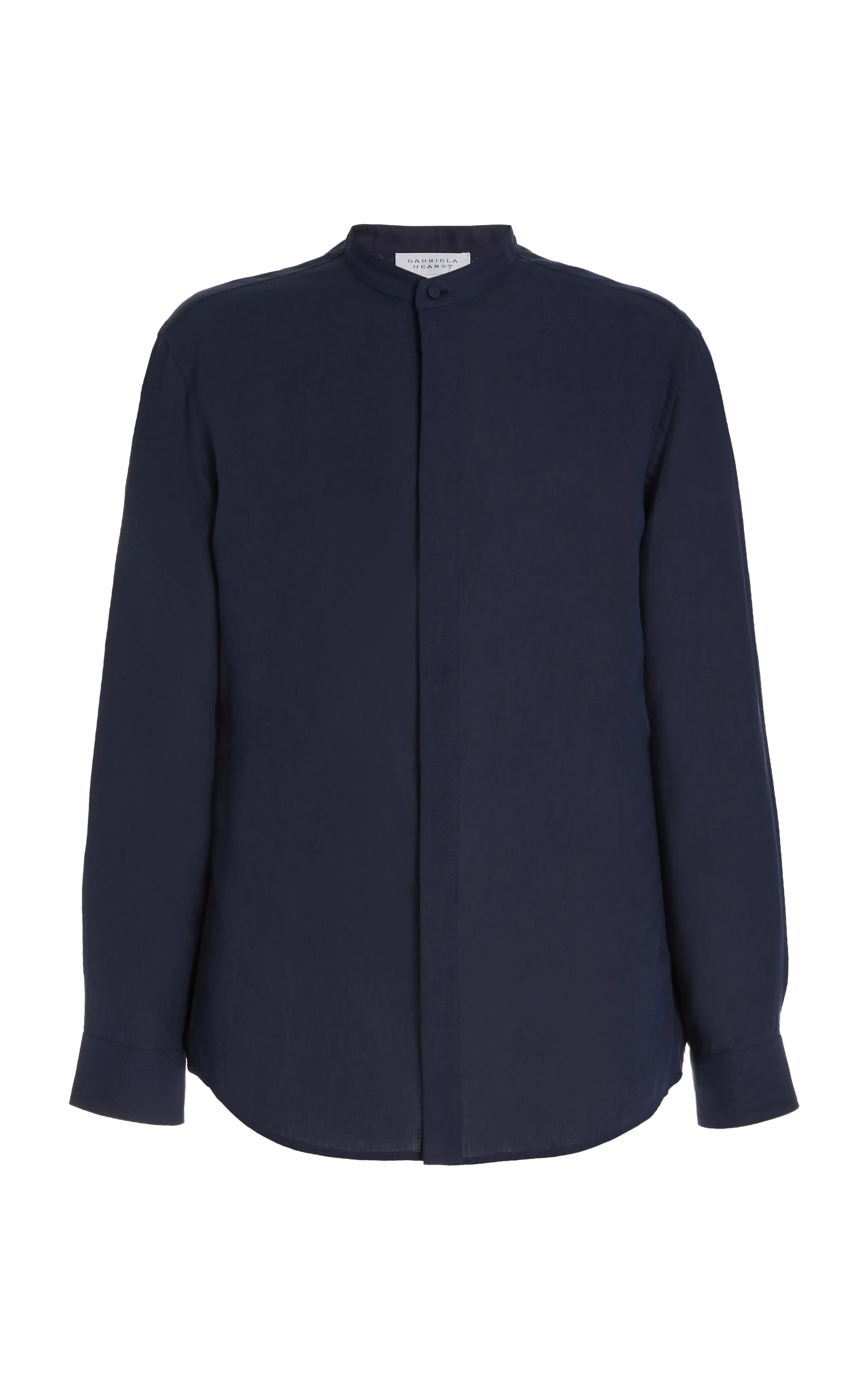 Ollie Shirt in Dark Navy Linen