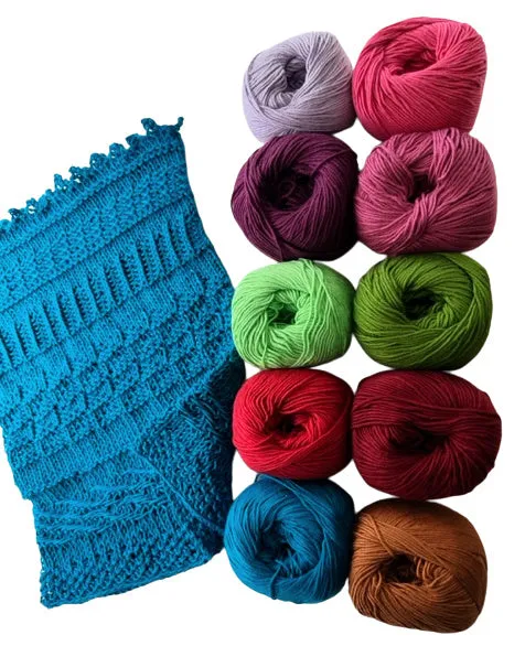Picots and more cowl