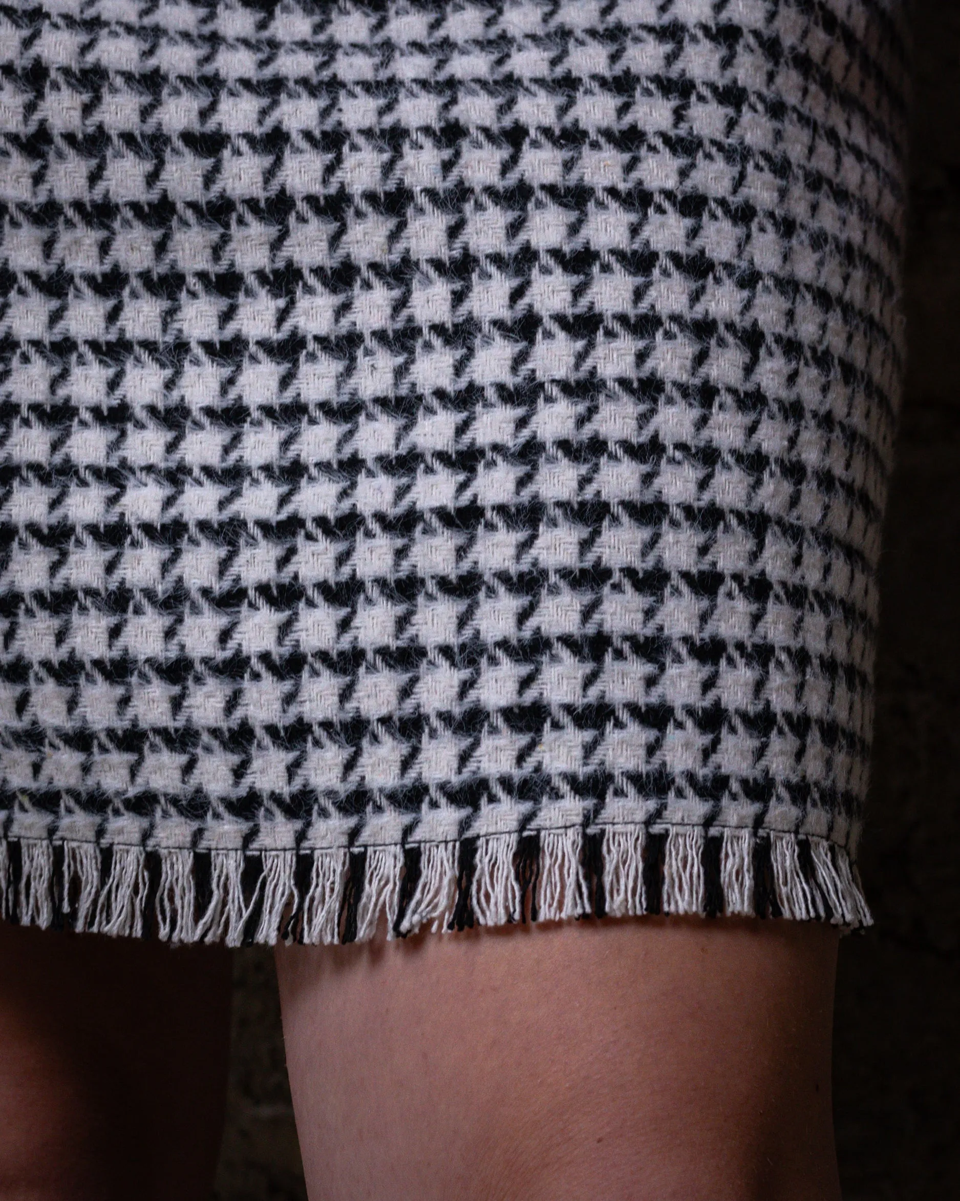 Sasha B&W Pattern Skirt