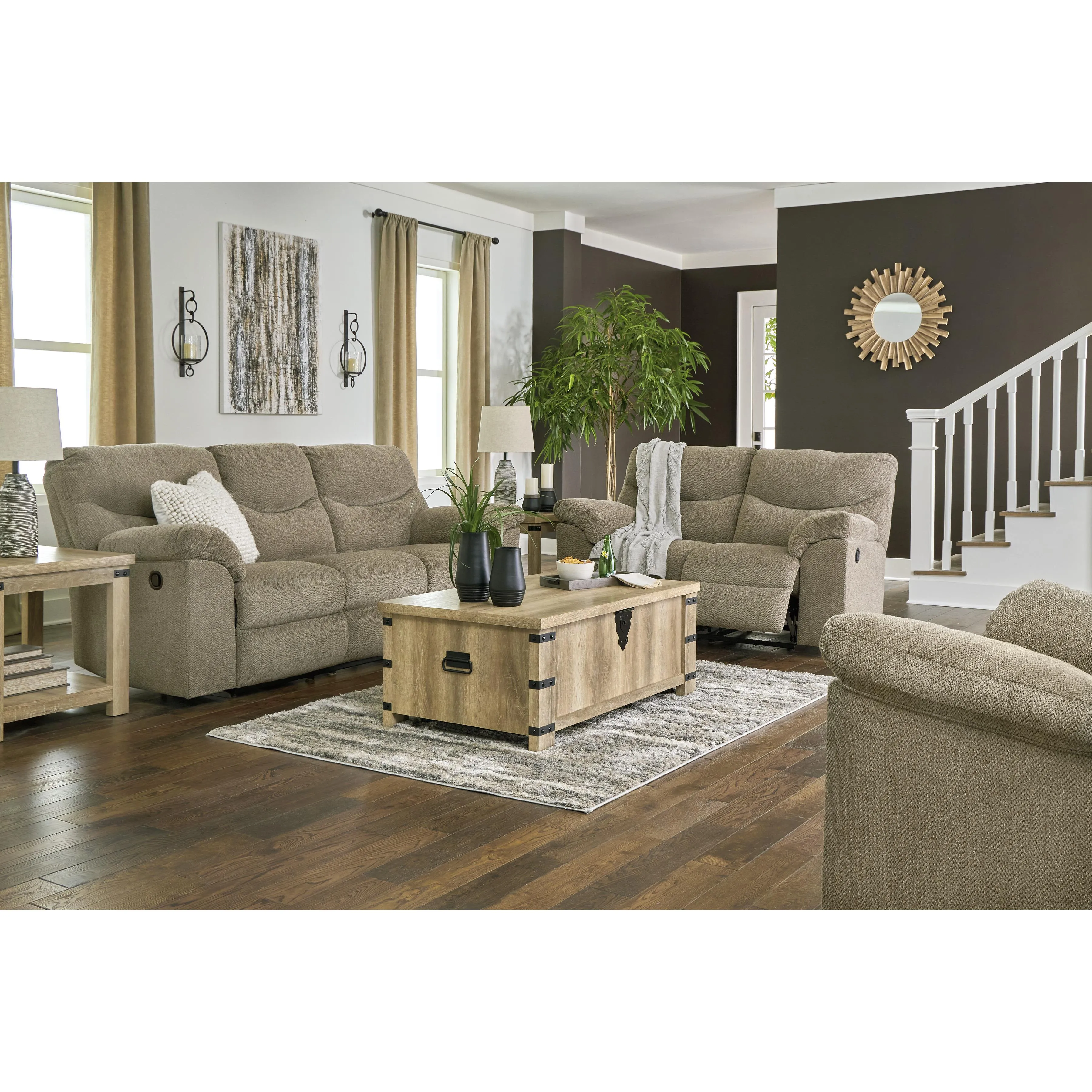 Signature Design by Ashley Alphons Rocker Fabric Recliner 2820225C