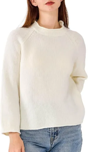 Simple&Opulence Women's Wool Blend Soft Sweater 2024 Crew Neck Long Sleeve Pullover Sweaters Tops for Women S-XL