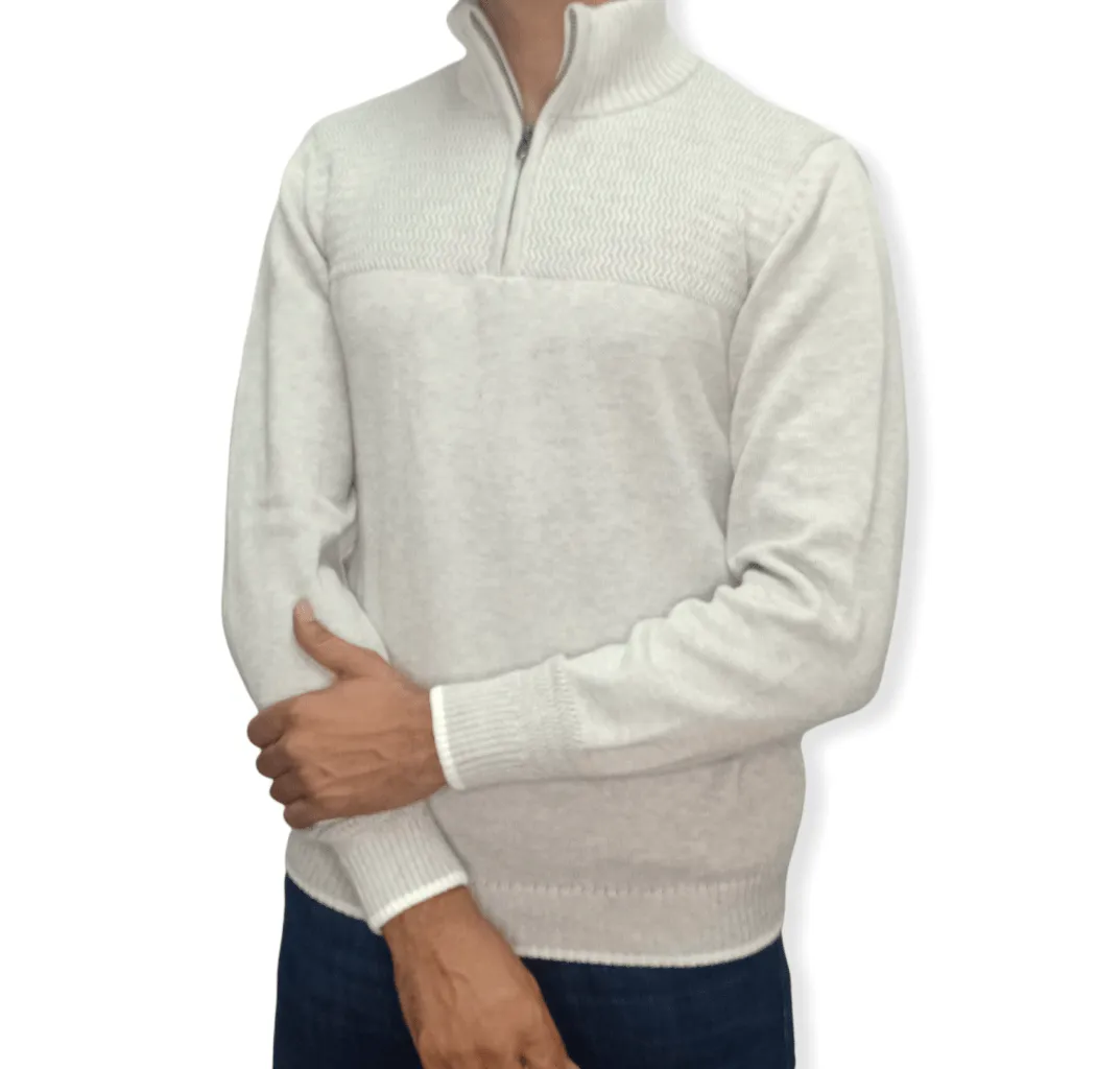 [Slim Fit] Men Pullover AX - Light Grey