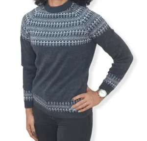 [slim-fit] Women Pullover - Dark Grey