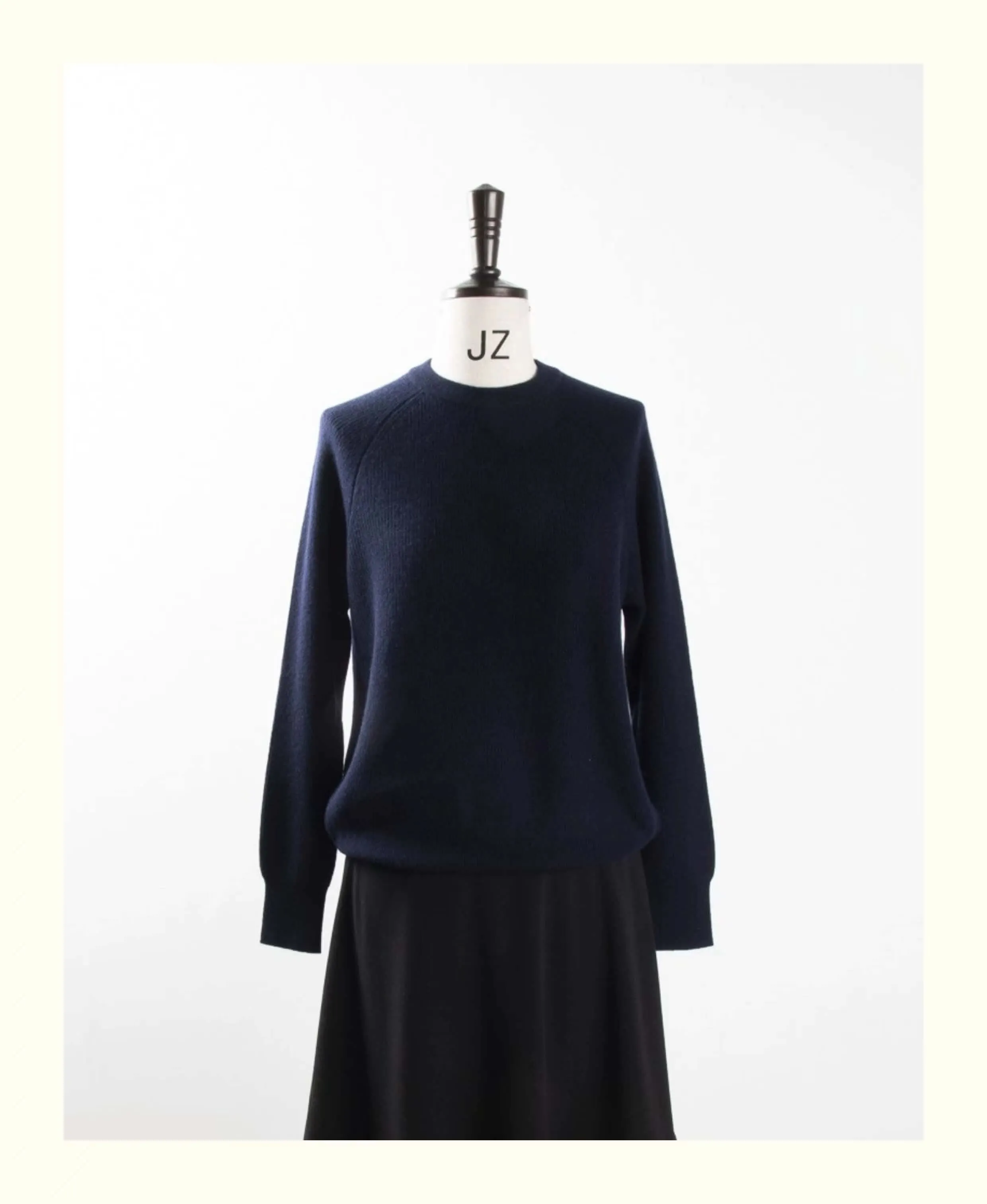 women's cashmere ribbed crew neck sweaters