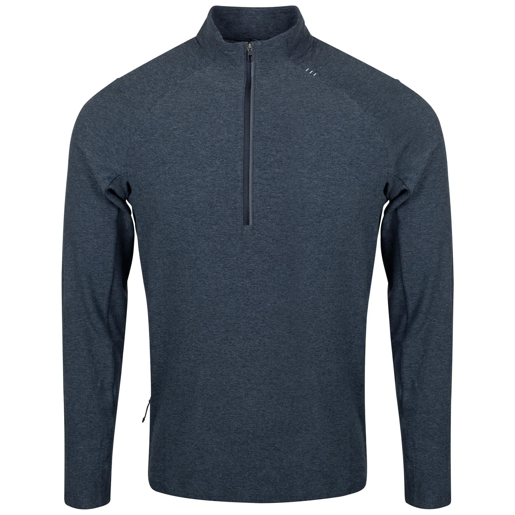 x TRENDYGOLF Surge Warm Half-Zip Heathered Graphite Grey/Black - AW23